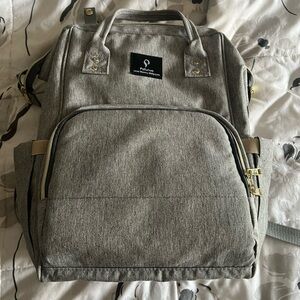Gray Diaper bag